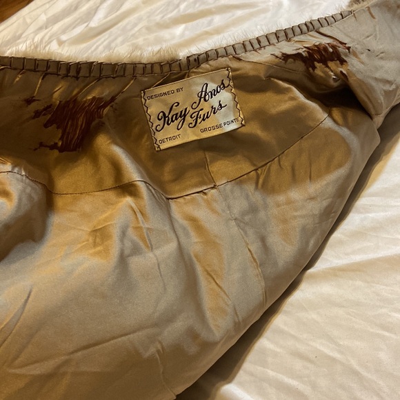 kay anos furs | Jackets & Coats | Vintage Fur Stole Shawl Kay Anos Furs